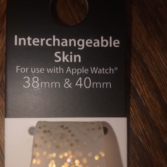 NWT Accutime  interchangeable skinny Apple Watch 38/40mm. “As in” - Picture 4 of 6